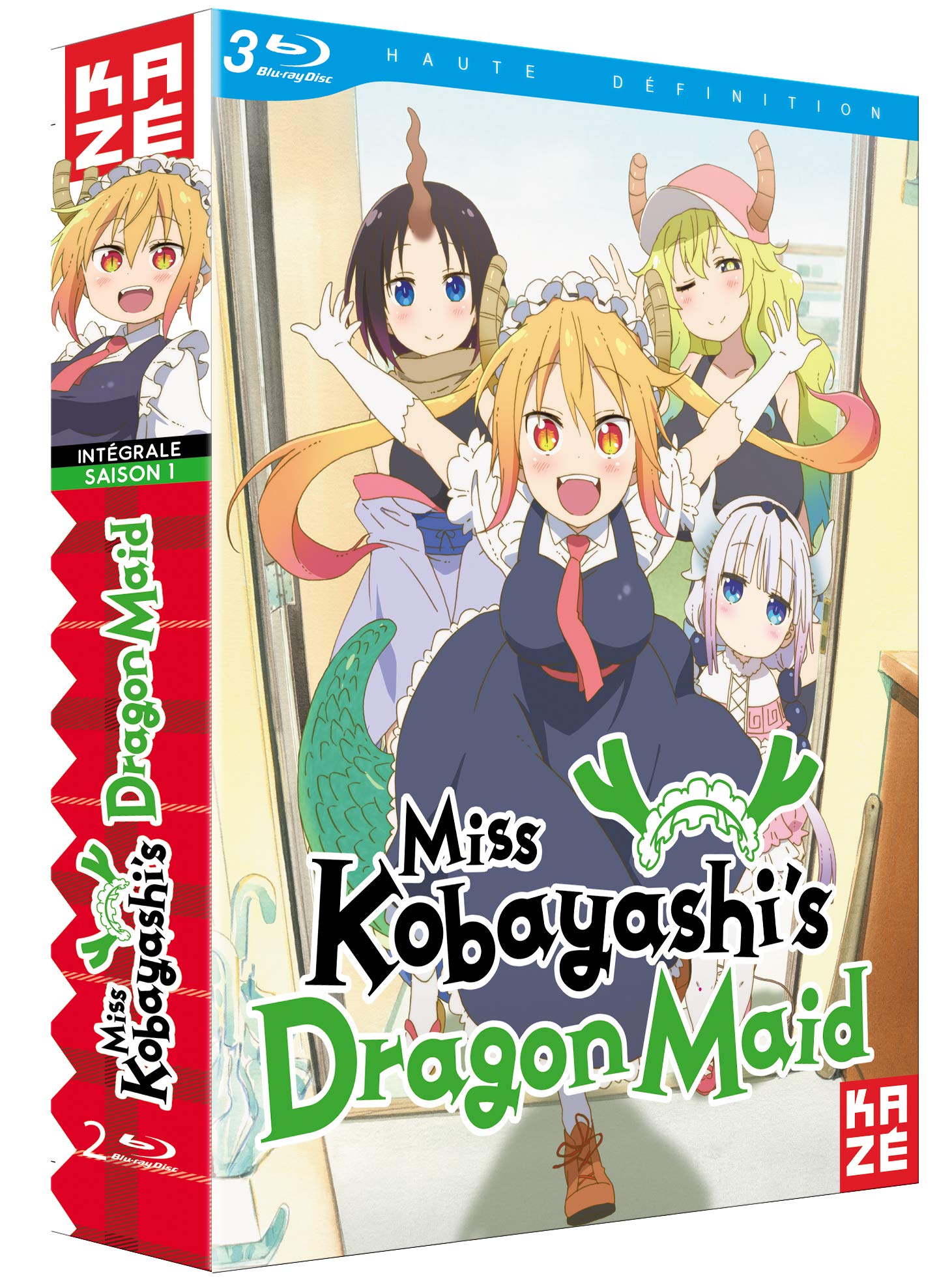Amazon: MISS KOBAYASHI'S DRAGON MAID - SAISON 1 - 2 BLU-RAY [HD